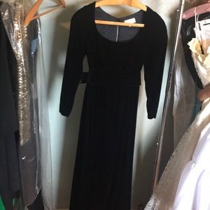 Victoria Royal LTD velvet empire waist dress